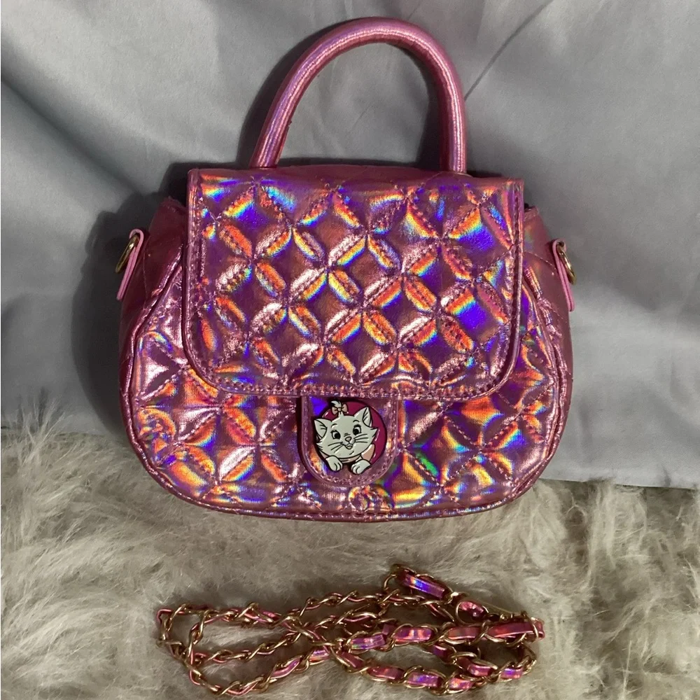Disney Classics Marie The Aristocats Quilted Pink Kids Fast Forward Shoulder Bag